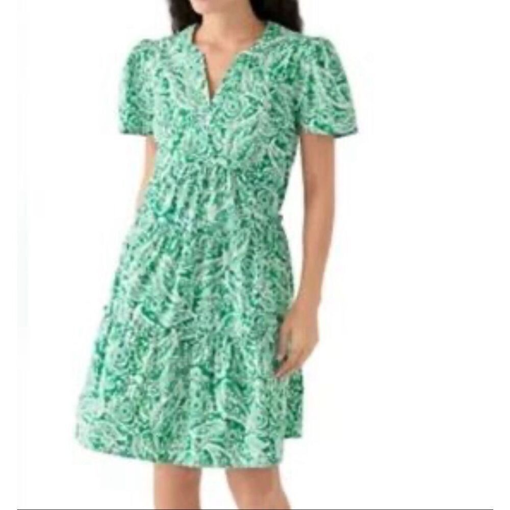 Crown & Ivy Short Sleeve Peasant Dress Sz 2X